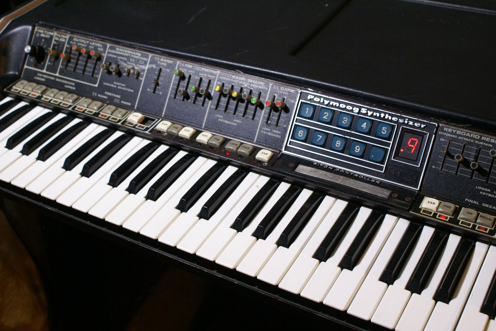 MATRIXSYNTH Moog Polymoog Keyboard Synthesizer 203a Prototype Museum Piece