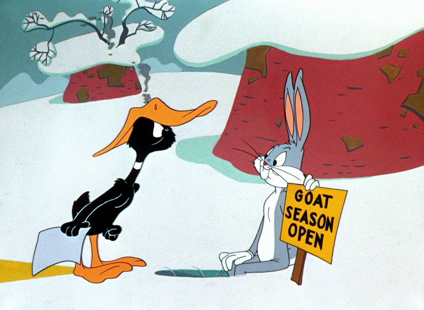 Duck! Rabbit, Duck! - cartoon characters