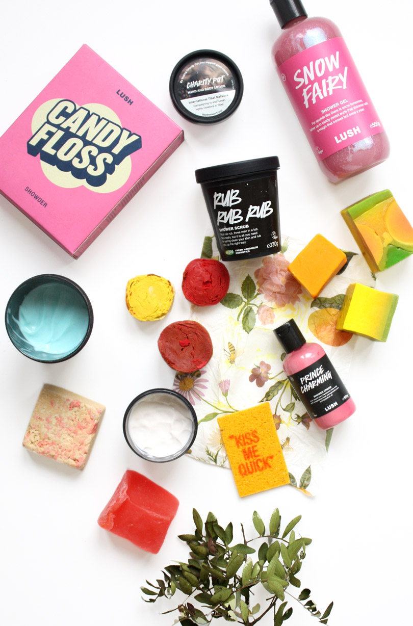 lush shower body products exclusives