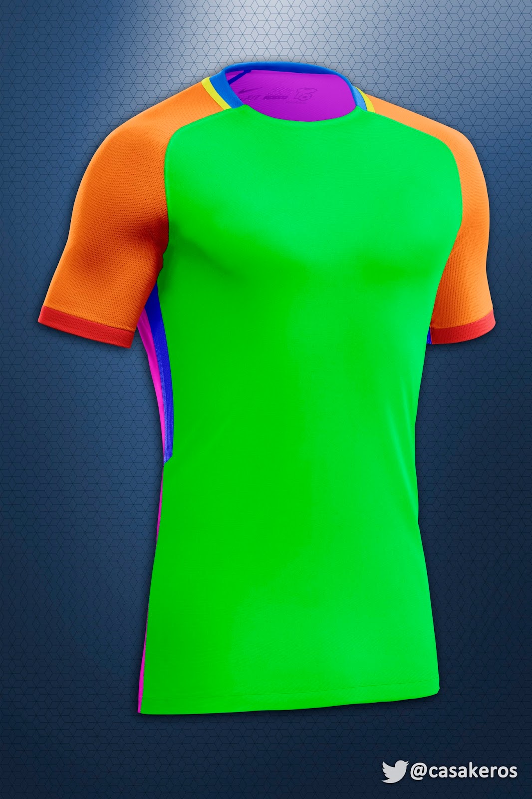 TEMPLATE Camiseta de Fútbol HD Soccer