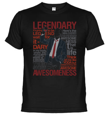 Camiseta original  Barney Stinson Legendary
