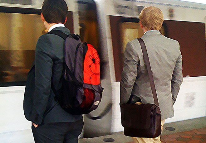 Male Fashion; Backpacks and Professional Clothing