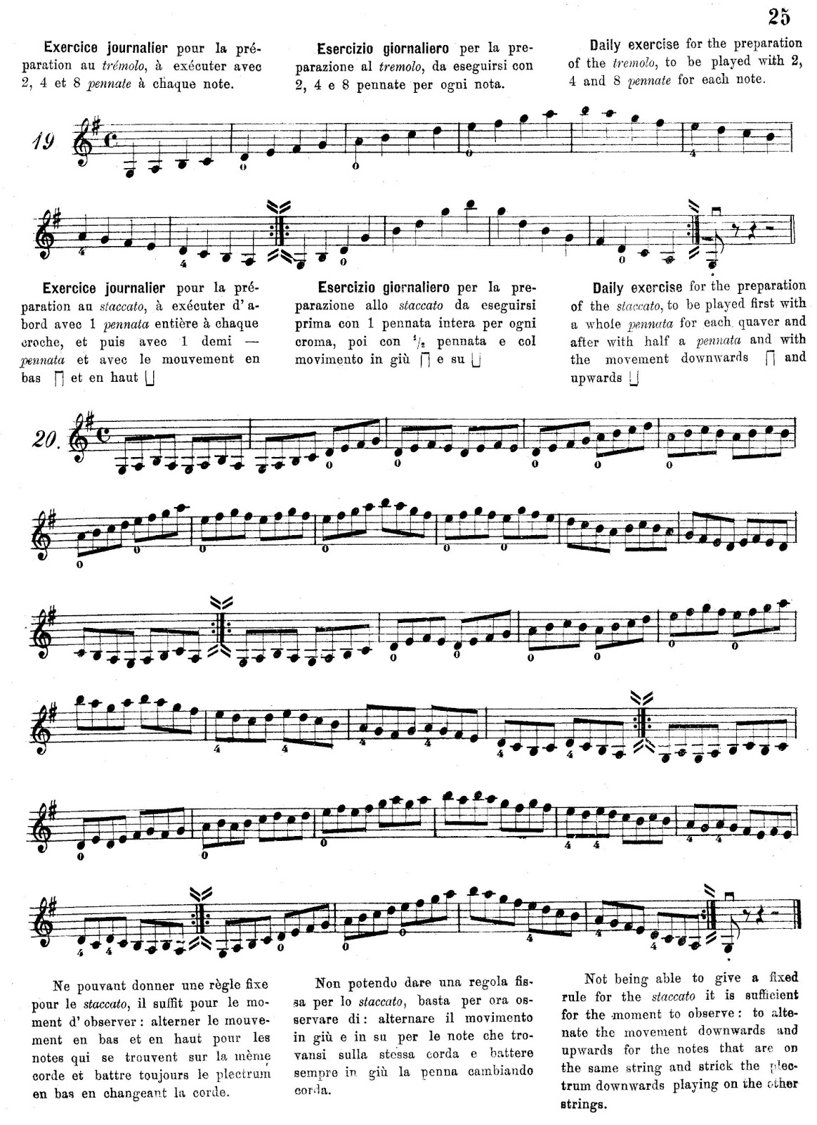 Come imparare a suonare il mandolino La seconda lezione. Esercizi