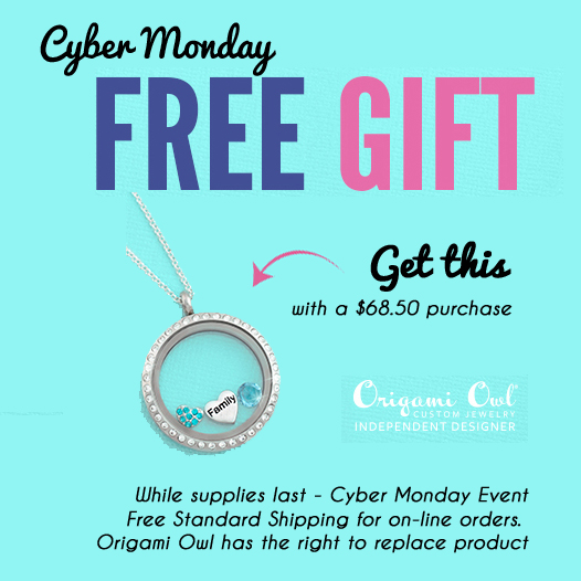 Origami Owl FREE GIFT for Cyber Monday | Shop StoriedCharms.com