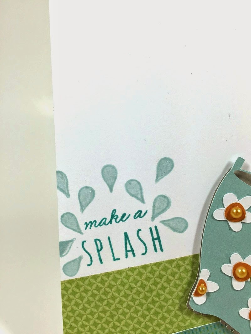 Cricut Make a Splash card