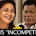 DDS Blogger Enumerates the Reasons Why Pres. Duterte Dubbed VP Leni as "Incompetent"