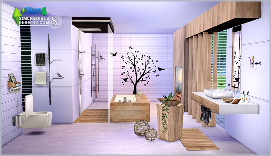 Sims 4 Ccs The Best Bathrooms By Simcredible Designs