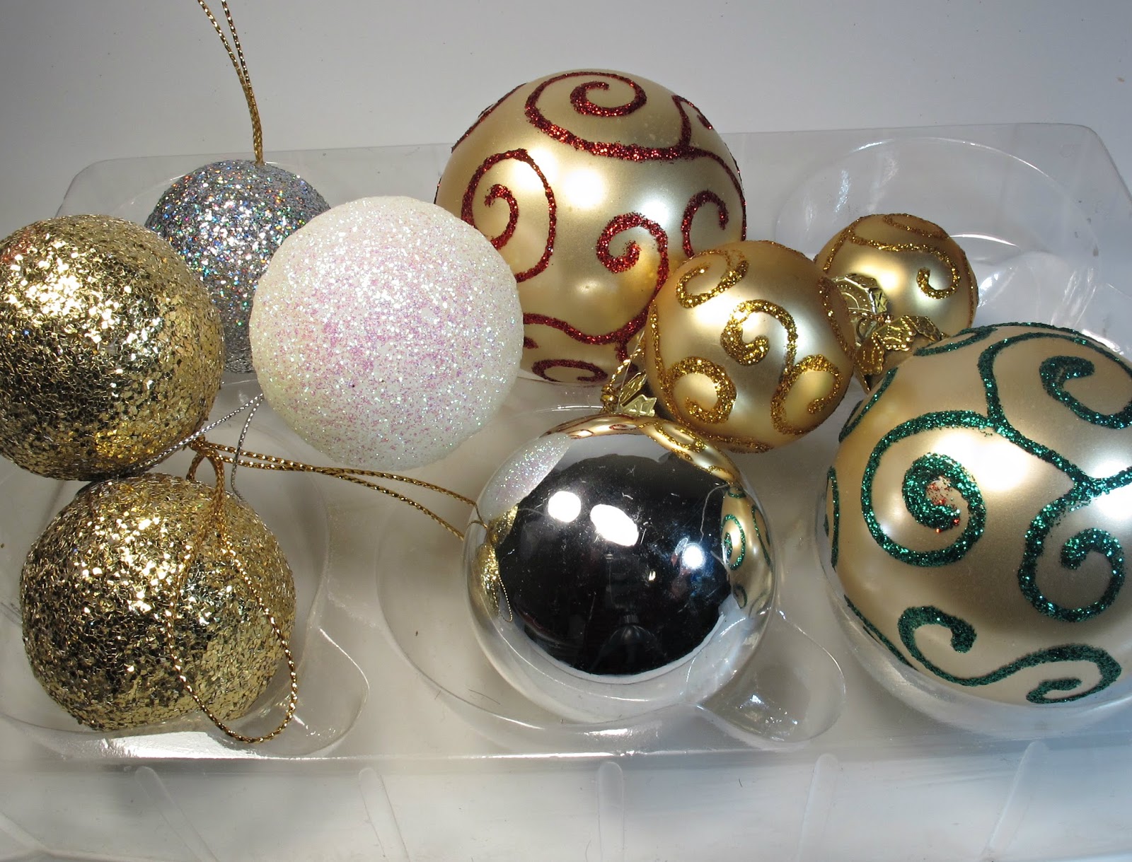 upcycled ornaments