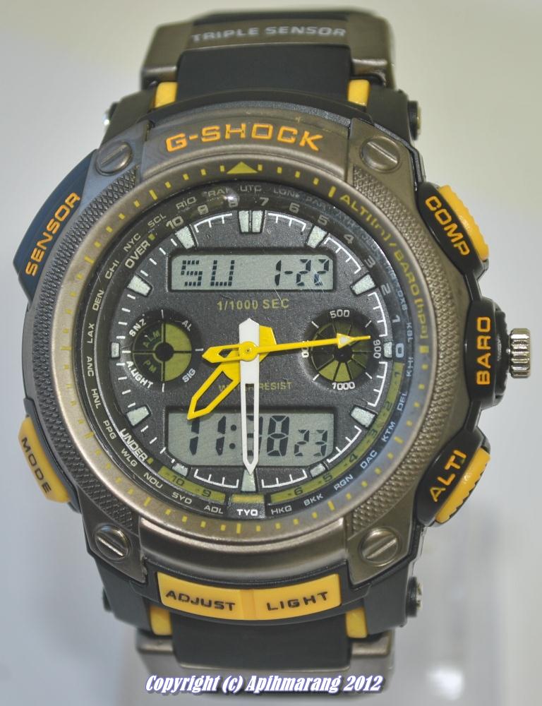 Apihmarang Shop Online (ASO): CASIO G-SHOCK PROTREK YELLOW BLACK
