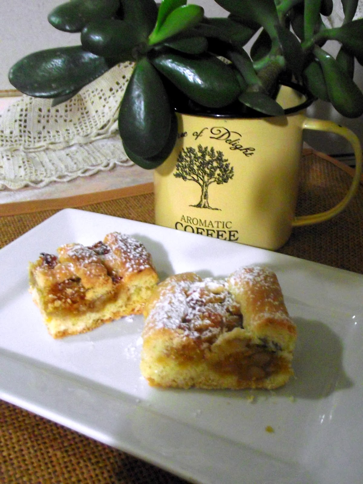 crostata arance,cannella e noci e la storia di lucida mansi