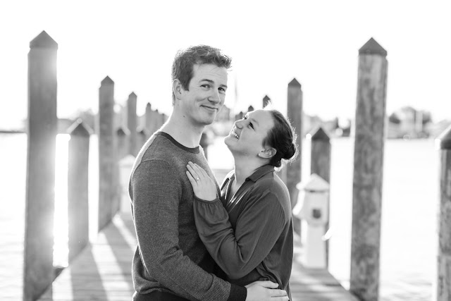 Downtown Annapolis Winter Engagement Photos by Heather Ryan Photography