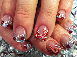 nail christmas cute nails acrylic designs xmas acrylics short pretty idea mas nailartbyamyblair google
