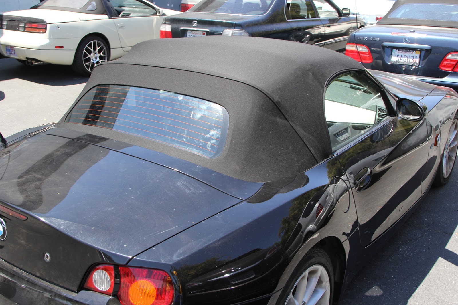 Cooks Upholstery and Classic Restoration BMW Z4 New Convertible Top by