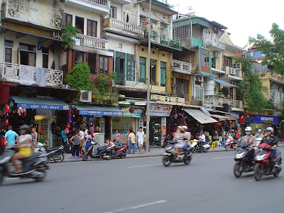 Hanoi shopping street