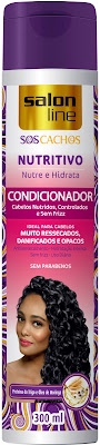 CONDICIONADOR SOS CACHOS NUTRITIVO 300ML condicionador salon line cachos