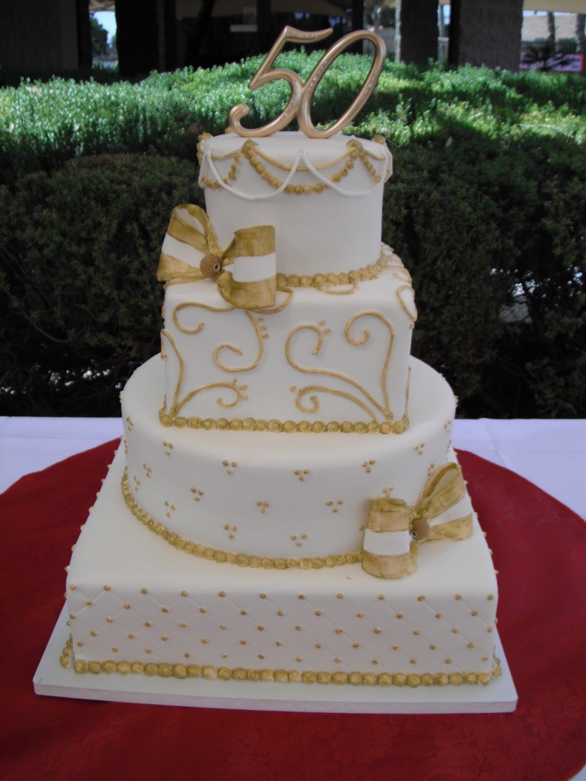 Cassy s Cakes 50th wedding anniversary cake