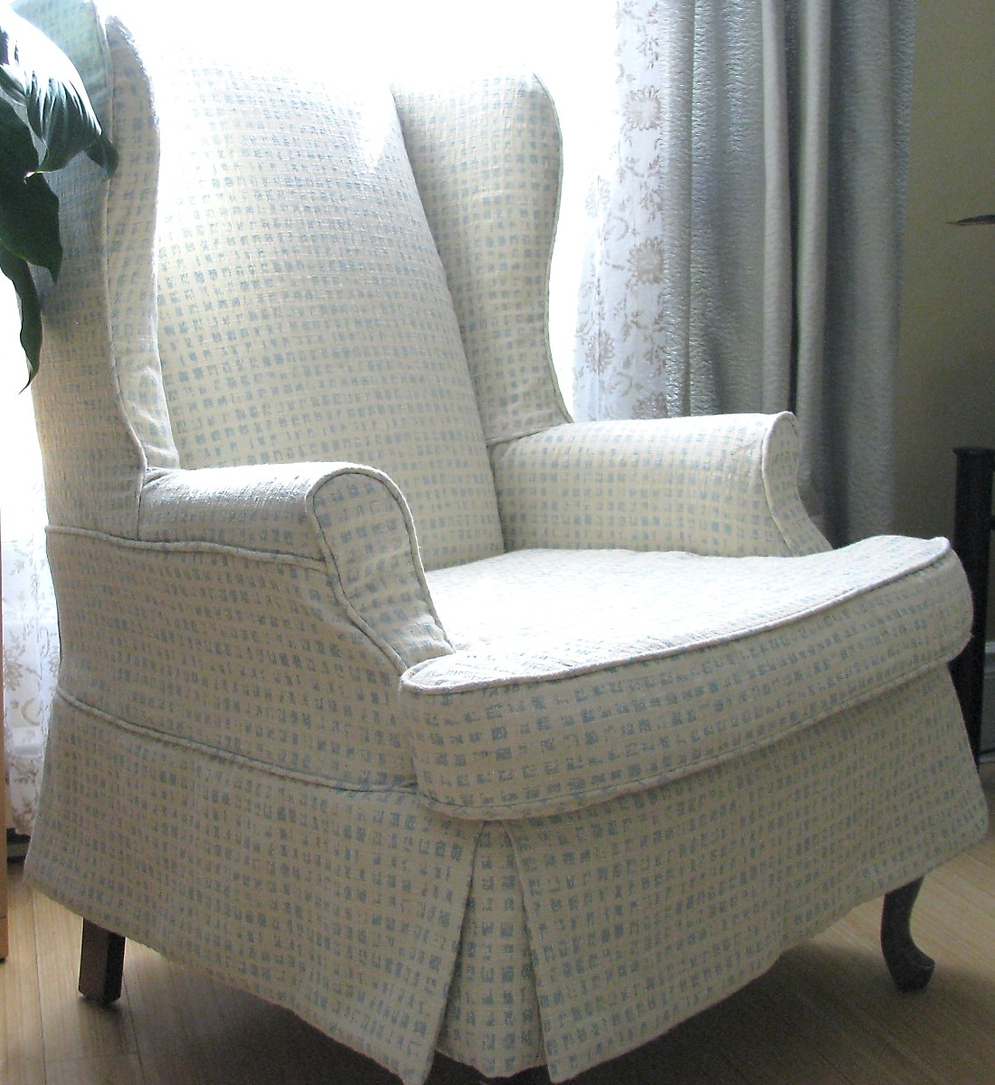 Sewlutions' World Wingback Chair Slipcover