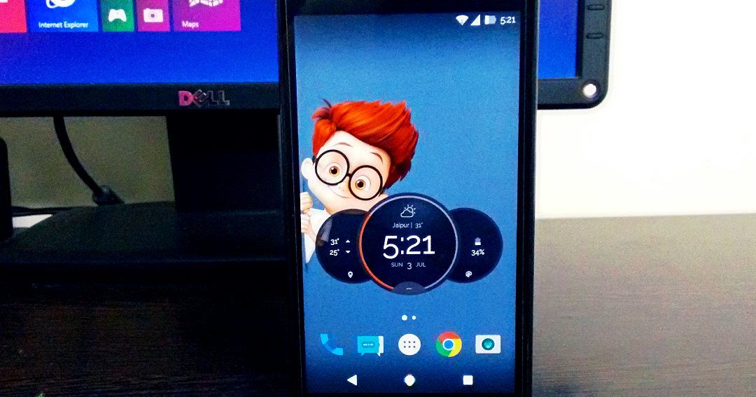 Moto Z TimeWeatherBattery Widget for other Motorola Devices