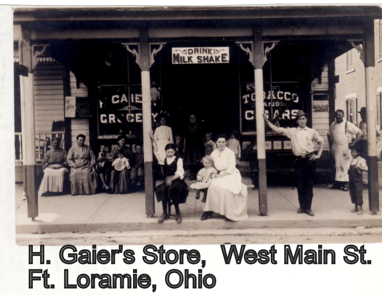 Boerger Pictorial History Downtown Ft. Loramie