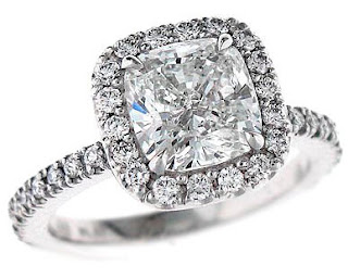 These types of cushion cut engagement rings settings are accessible in types of band colors.