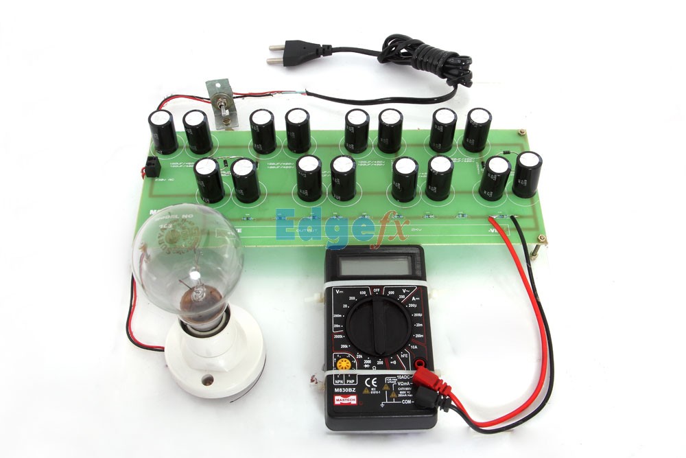 HIGH VOLTAGE DC UPTO 2KV FROM AC BY USING DIODE AND CAPACITORS IN