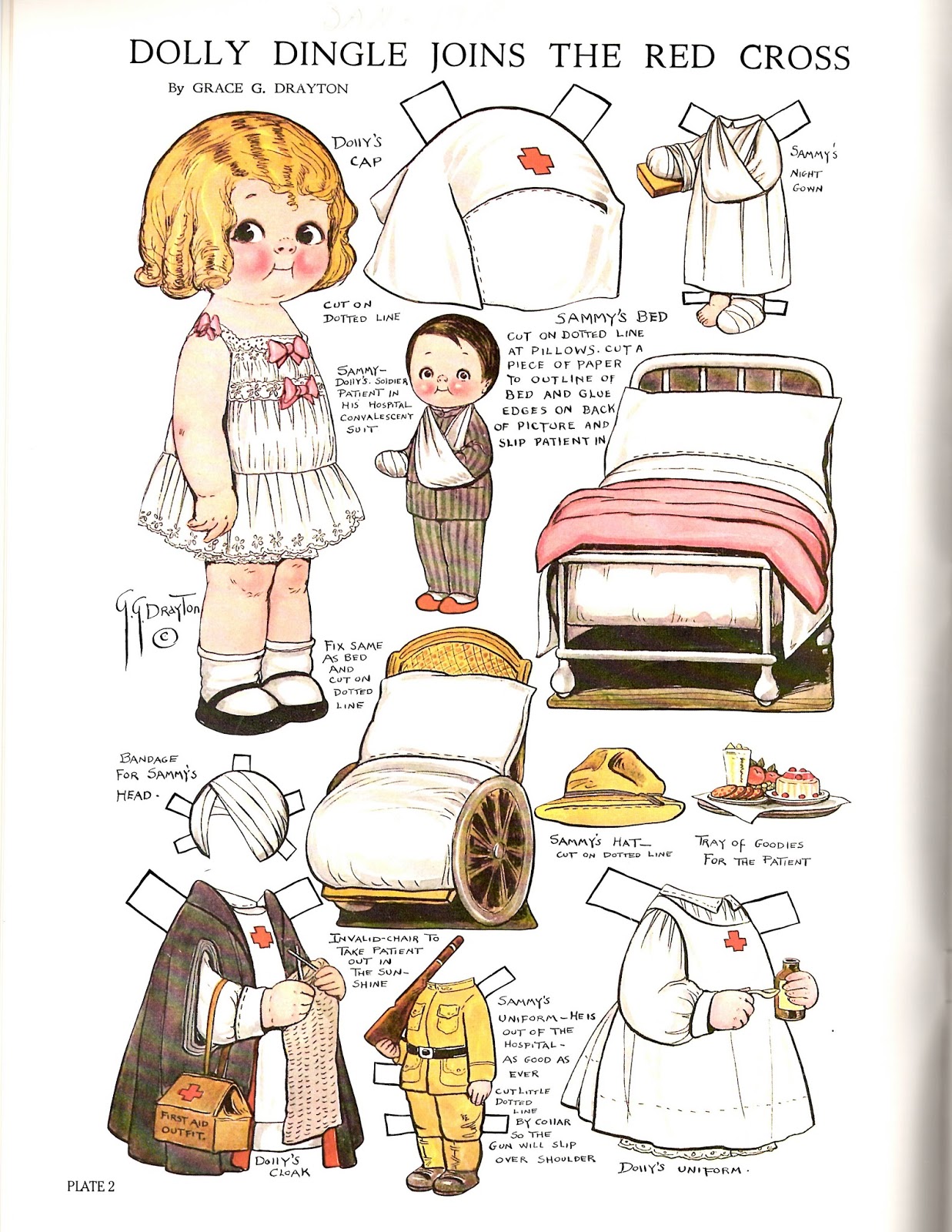 Miss Missy Paper Dolls Adventures of Dolly Dingle Paper Dolls