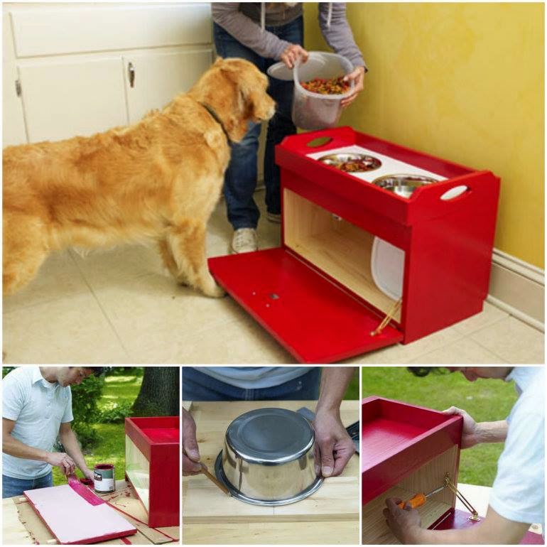 Ideas & Products Dog Feeding Station