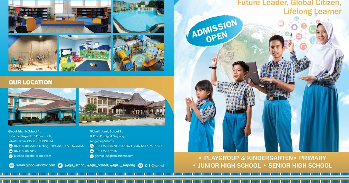 7 Contoh Desain Brosur Sekolah Islam Tk Sd Smp Dan Sma Ketik Surat