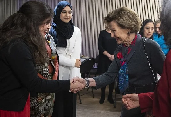 Queen Sonja attended an International Women's Day event at MIRA Center