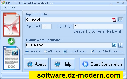 تحميل برنامج تحويل ملفات بي دي اف الي وورد Convert Pdf To Word Free