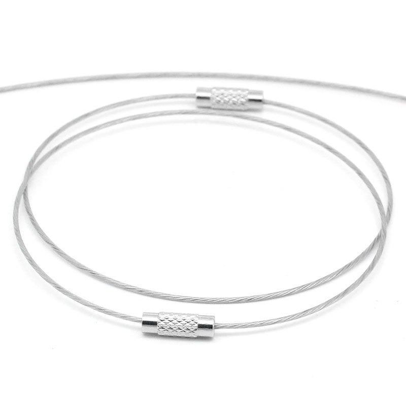 Ensemble Di Bracciali Gioco Di Pelle Regolabili A Forma Di Perline - Foto 5