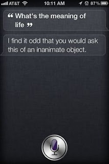 Siri: What's the meaning of life?