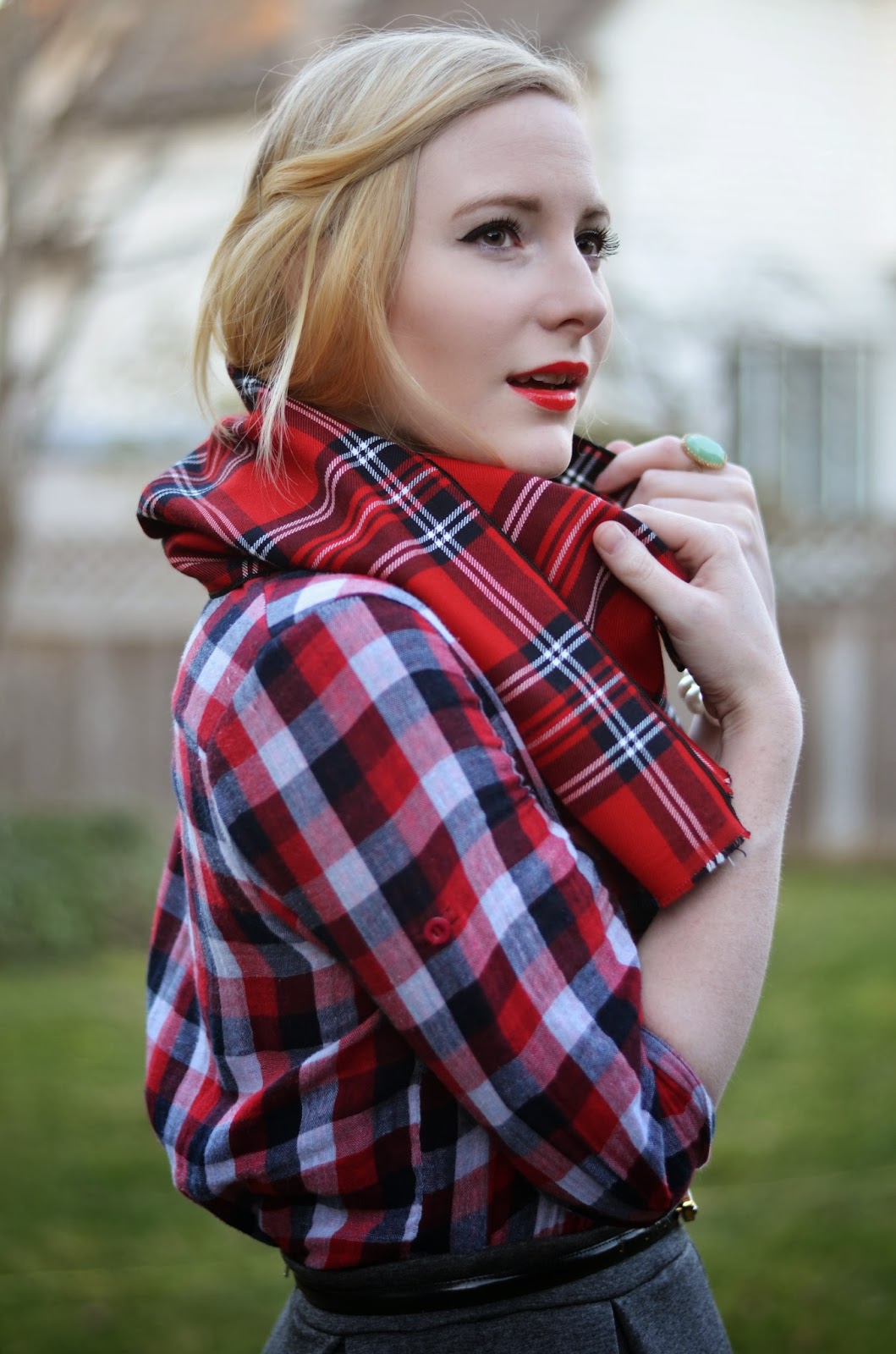 Vancouver Vogue: Look of the Week: Pretty Plaid for Blogger Brunch