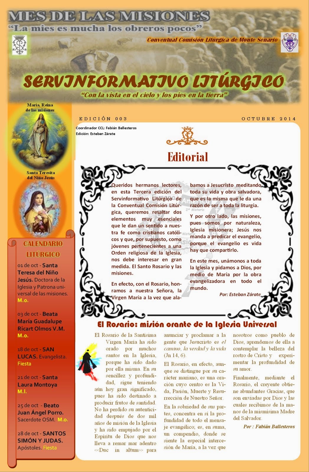 BOLETÍN INFORMATIVO OCTUBRE