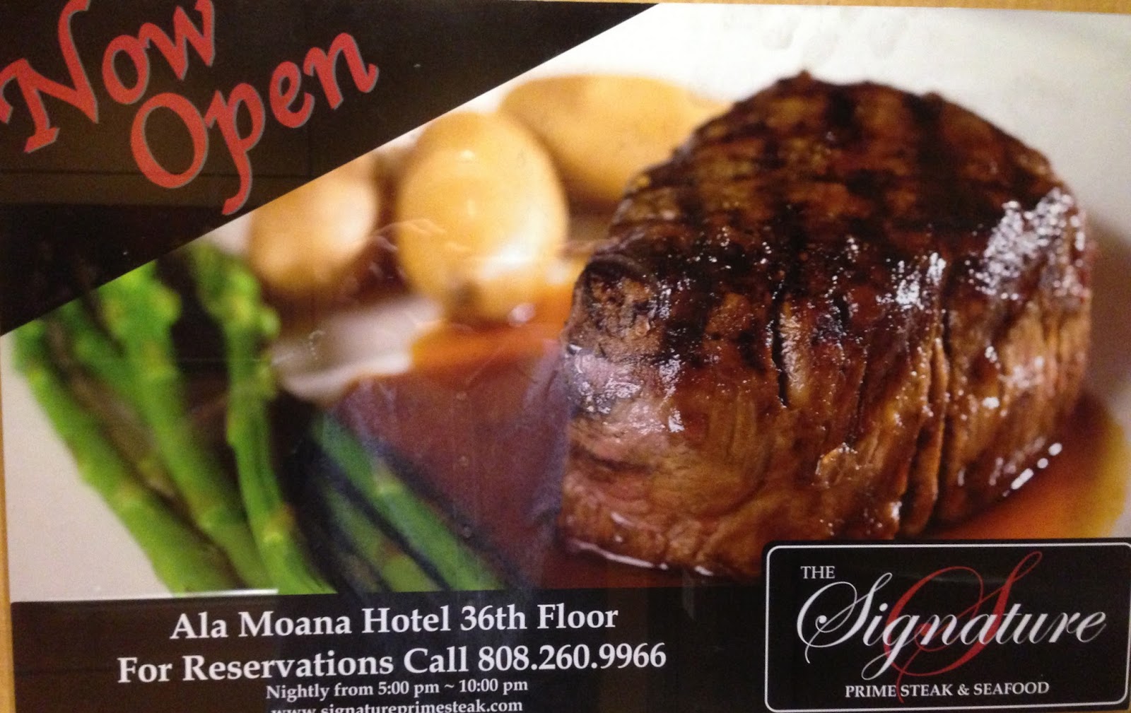 GREAT EATS HAWAII SIGNATURE PRIME STEAK AND SEAFOOD