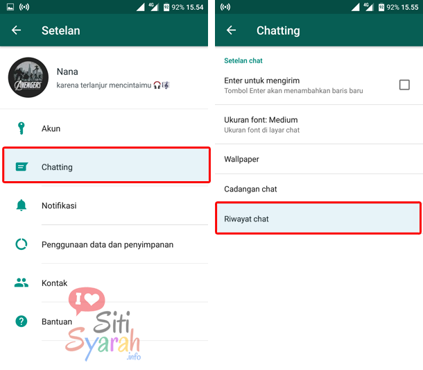 mengetahui yang sering dihubungi di whatsapp