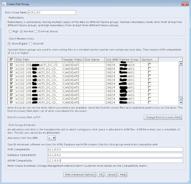 Netsoftmate Technical Blog Configure ACFS on Exadata Database Machine