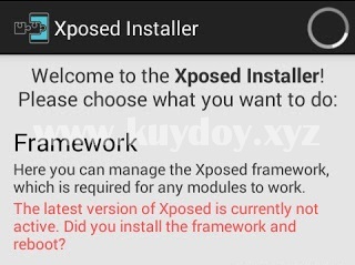 Cara Instal Xposed Framework Installer di Android 4.0 - 4.4