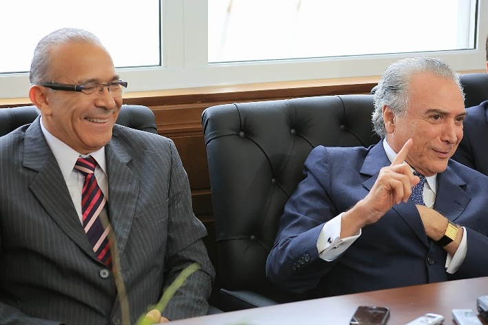 Deputado Eliseu Padilha e vice-presidente da República Michel Temer 