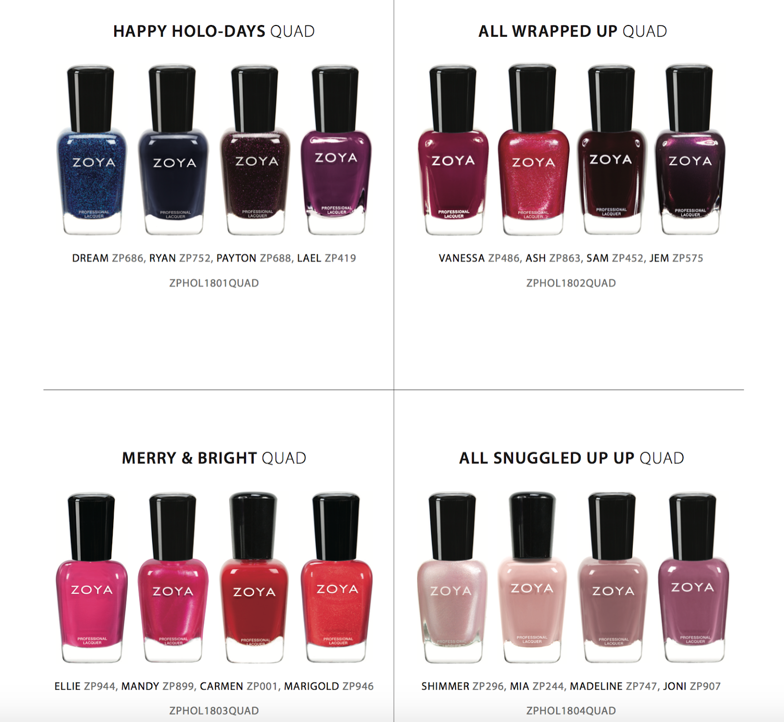 Zoya Holiday Gift Set Review & Swatches JACKIEMONTT