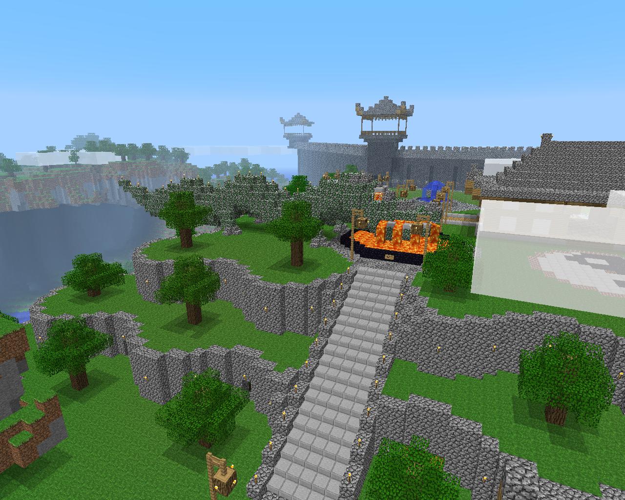 The Minecraft Castle Amazing Chinese Minecraft Castle Pagoda