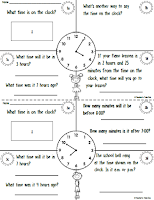 Free Mini Workbook Time and Time Elapse Trial
