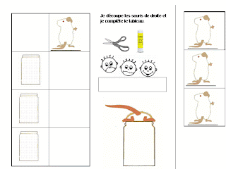 Fiche maternelle souris