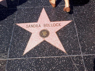 Sandra Bullock na Hollywood Boulevard Sandra Bullock na Hollywood Boulevard