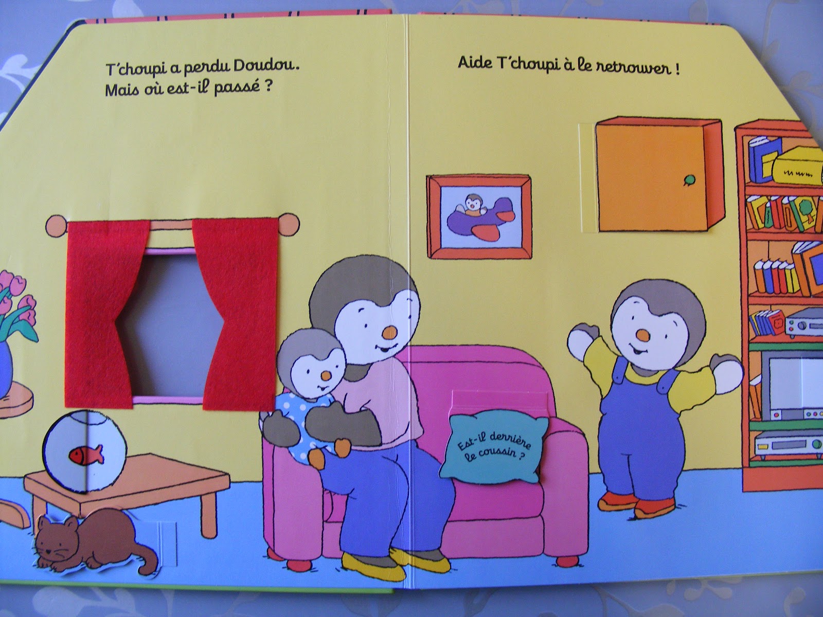Les lectures de Mathilde La maison de T'choupi / Éditions Nathan