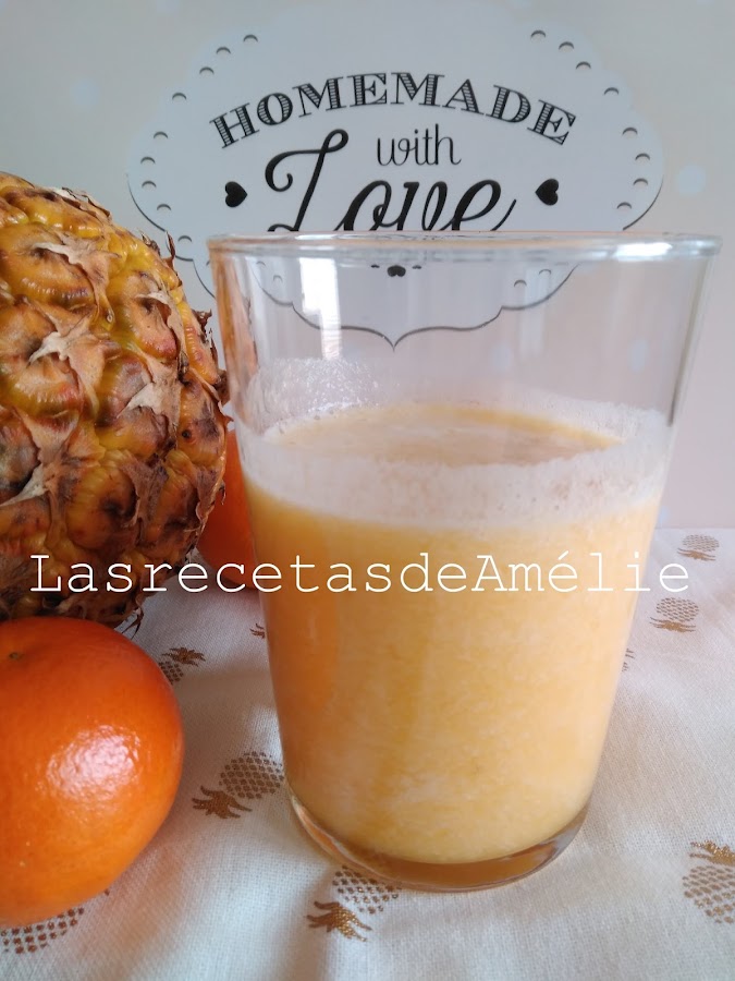 Bebidas, Desayunos, Fitness, Refrescos Saludables, Saludable, zumo, Vegetariano, Piña, naranja, mandarina