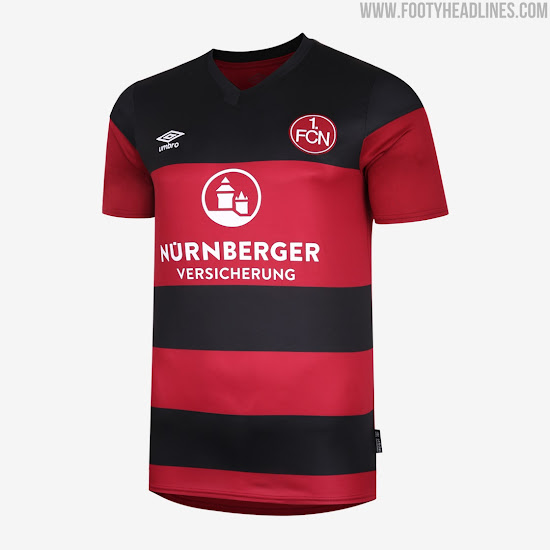 FC Nuremberg ausweichtrikot 2020 2021 Hommes Umbro 1