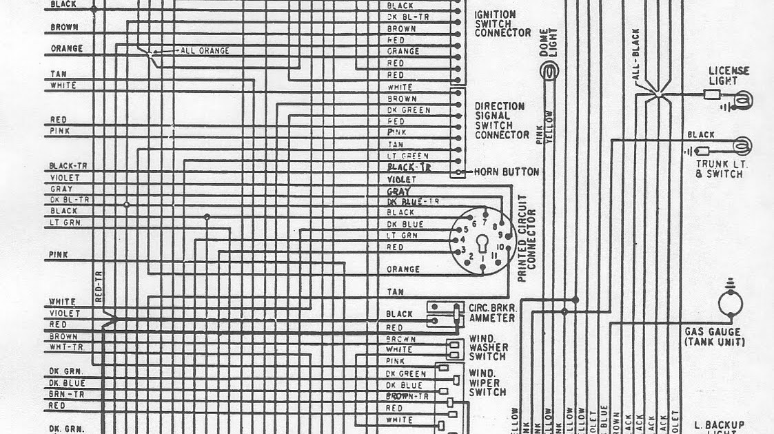 Free Auto Wiring Diagram: 1970 Plymouth Belvedere GTX ... 68 satellite wiring diagram 