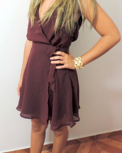 vestido preto e pink