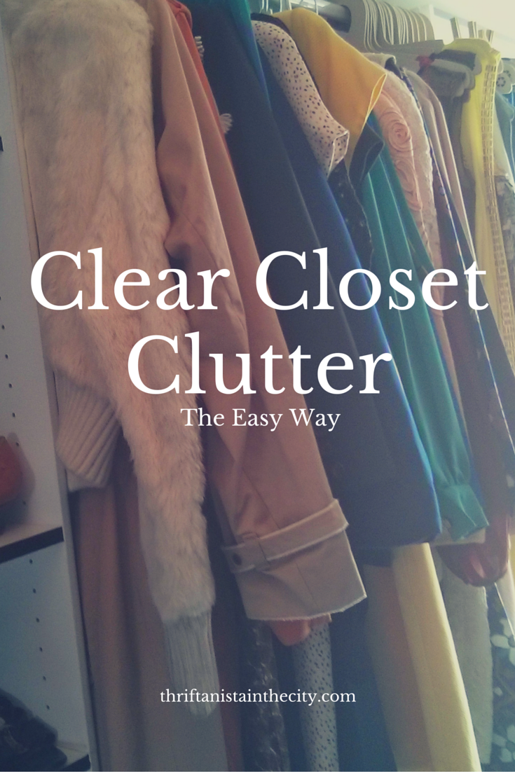 clear closet clutter